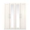 buy frodsham part assembled 4 door mirrored wardrobe 5f51b963b8140