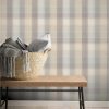 buy grey check wallpaper 5f5f088cefc01
