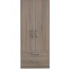 buy halton ready assembled 2 drawer 2 door wardrobe 5f62dc649d6f5