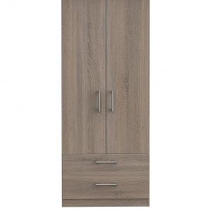 buy halton ready assembled 2 drawer 2 door wardrobe 5f62dc649d6f5