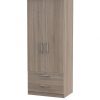 buy halton ready assembled 2 drawer 2 door wardrobe 5f62dc68dcafb