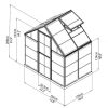buy harmony 6 x 4ft greenhouse silver 5f51d3e53034c