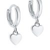 buy harrie tiny heart huggie earrings silver 5f60ee9b04779