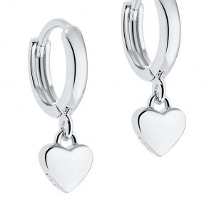 buy harrie tiny heart huggie earrings silver 5f60ee9b04779