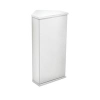 buy luna hi gloss corner bathroom wall cabinet white 5f570f4442cc5