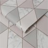 buy marble blush geo wallpaper 5f5db7dc45e06