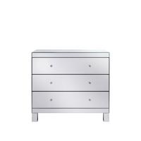 buy parisian ready assembled mirrored wide 3 drawer chest 5f5af5e3c746d