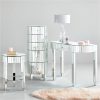 buy phoebe round 5 drawer mirrored chest 5f62de4caa08f