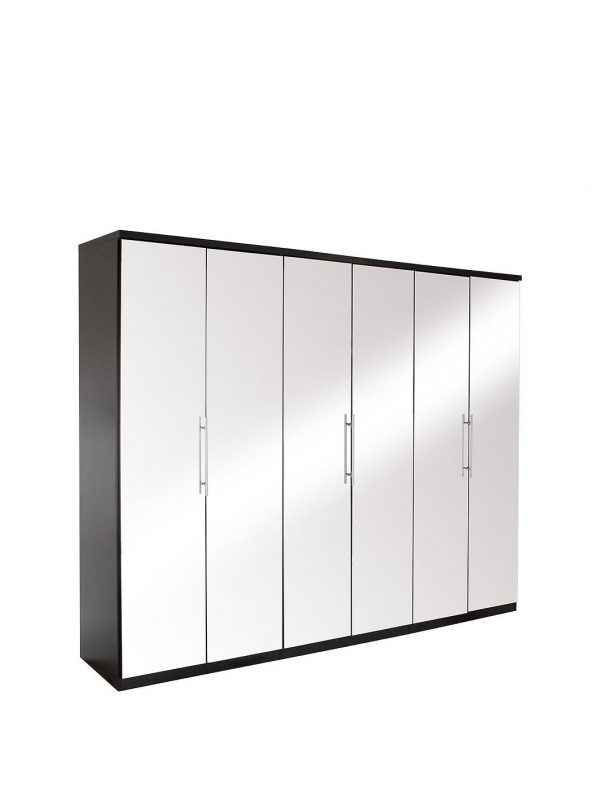 buy prague mirror 6 door wardrobe 5f51b9816c649