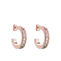 buy reanna small crystal hoop earrings rose gold 5f5a5ab90b8de