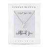 buy simply silver cubic zirconia besel set round pendant in gift box 5f60ecb577daf