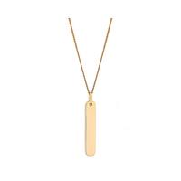 buy simply silver gold plated sterling silver personalised engravable vertical bar pendant 5f59024b33b68