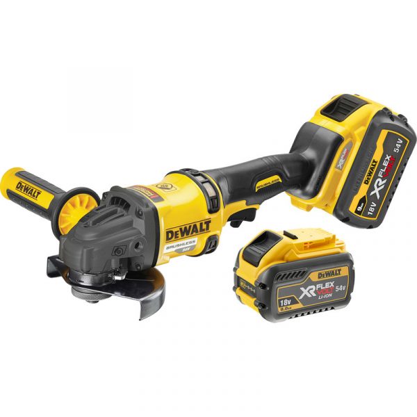 selling dewalt 54v xr flexvolt high power 125mm angle grinder 2 x 9 0ah 5f61b4f33817e