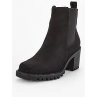 special sale flint cleat sole heeled chelsea boots black 5f59b875c5fd1