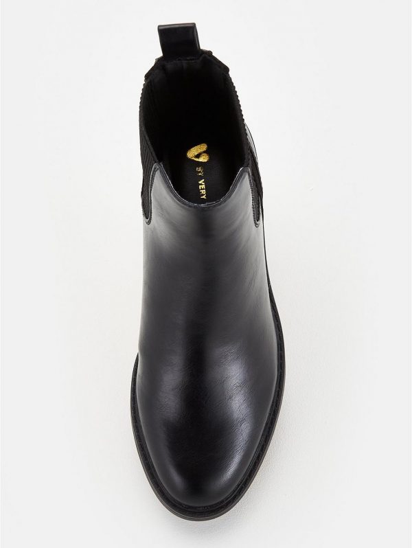 special sale fran flat chelsea boots black 5f586612e614e