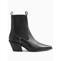 special sale mystery leather western boots black 5f5b0899618b0