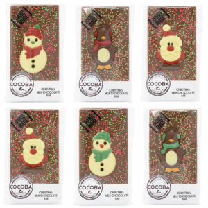 buy cocoba belgian milk chocolate christmas character bars 6 x 100g 5f9d6d7f1cfef