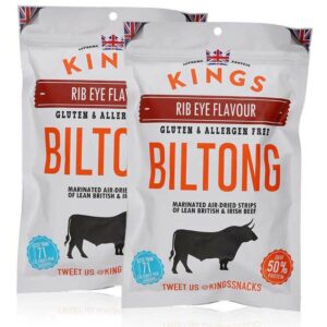 buy kings beef biltong rib eye flavour 2 x 300g titan packs 5f9d6e11c4e0f