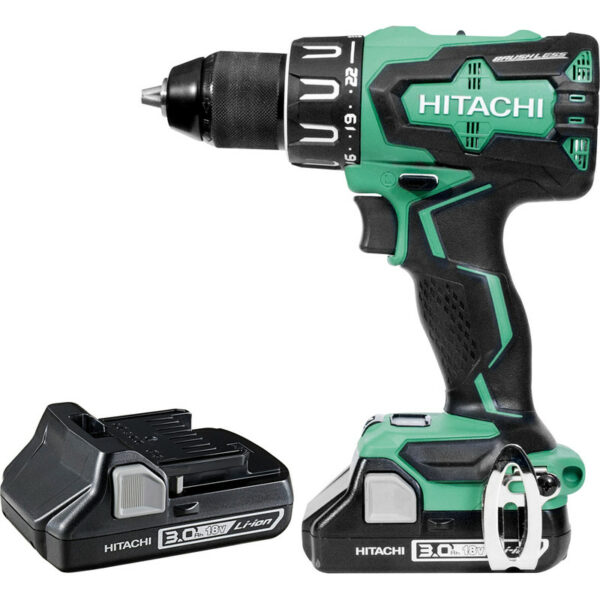 selling hitachi dv18dbfl2 18v cordless brushless combi drill 2 x 3 0ah 5fab8404ae053