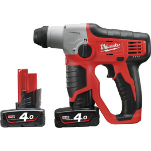 selling milwaukee m12h 12v li ion cordless compact sds 2 mode hammer drill 2 x 4 0ah 5fa0f99cdc806