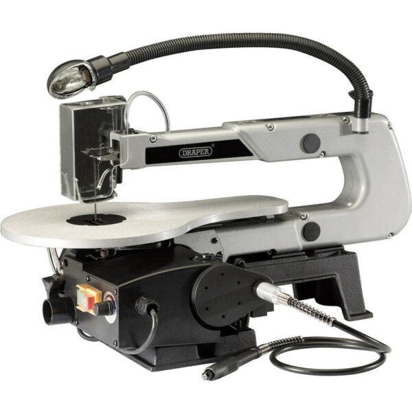 selling draper 405mm 90w variable speed scroll saw with flexible drive shaft and worklight 230v 5fd70a24e8527