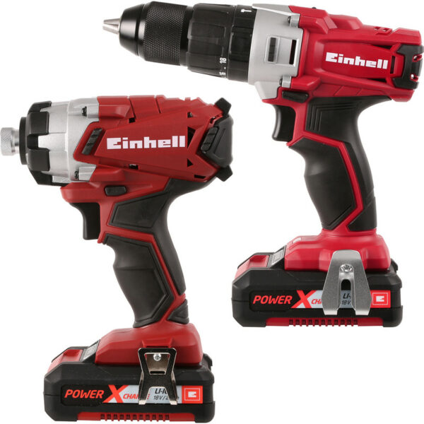 selling einhell pxc 18v cordless combi drill impact driver twin pack 2 x 2 0ah 5fe6d74f30875